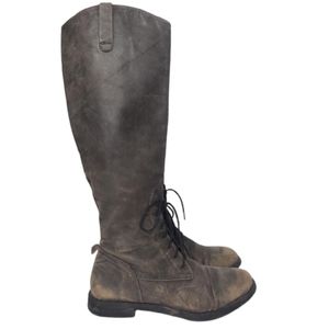 Lucky Brand Brown Combat Boots
